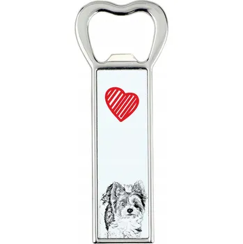 Otvírák Otvírák na láhve s Biewer Yorkshire Terrierem a fotkou na přání