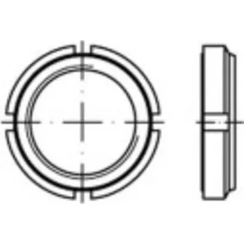 Kleště TOOLCRAFT TO-9979521 hřídelové matice M55 11 mm ocel galvanizováno zinkem 5 ks