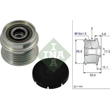 Předstihová spojka Schaeffler INA 535 0005 10