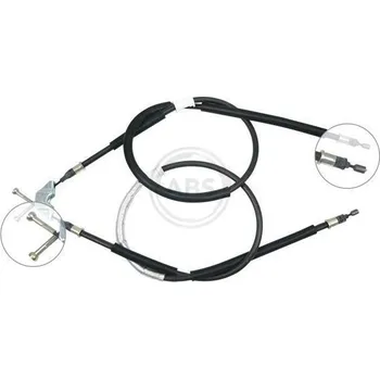 Lanko parkovací brzdy Tažné lanko, parkovací brzda A.B.S. K12036