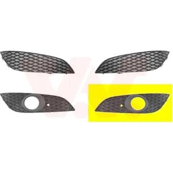 Nárazník Větrací mřížka, nárazník VAN WEZEL 3748593