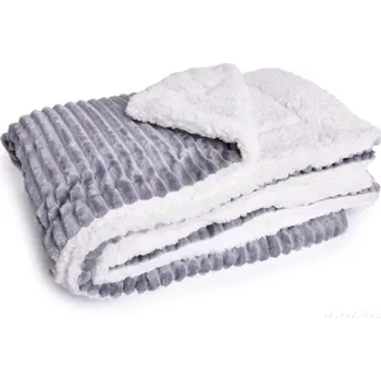 deka ELIEF LAGOON VELVET luxusní přikrývka, dvouvrstvá, 150 x 200 cm, šedá