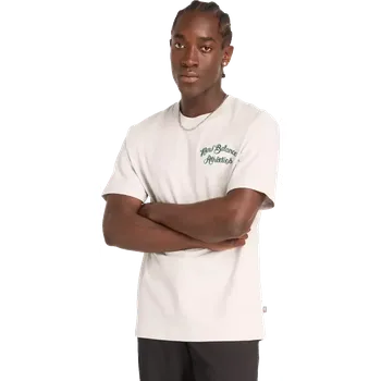 Pánské tričko Pánské tričko New Balance Relaxed League béžové