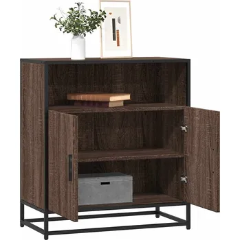 Příborník do zásuvky vidaXL Příborník 68x35x76 cm kompozitní dřevo [848999] Barva: hnědý dub