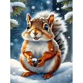 Mozaiková sada HUACAN DIAMOND PAINTING - DIAMANTOVÁ MOZAIKA - LESNÍ 08