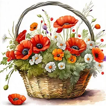 Diamantové malování HUACAN DIAMOND PAINTING - DIAMANTOVÁ MOZAIKA - V KOŠÍKU 09