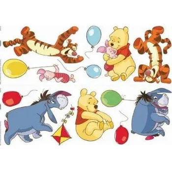 Samolepící dekorace Samolepka na zeď medvídek Pú 40222