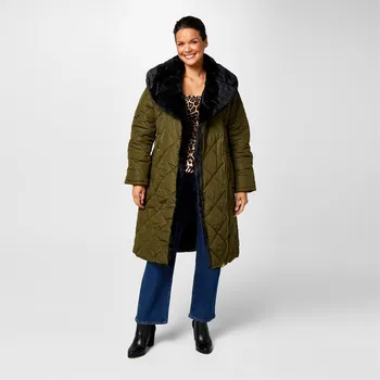 Dámské oblečení Bunda Biba Khaki 1059467 6 (2XS)