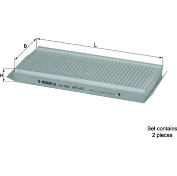 Ventilátor topení a klimatizace Filtr, vzduch v interiéru KNECHT LA 349/S