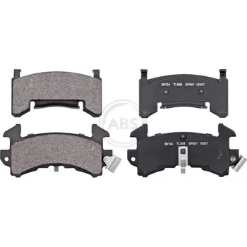 Brzdová destička Sada brzdových destiček, kotoučová brzda A.B.S. 38154