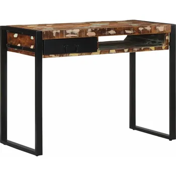 Psací stůl vidaXL Psací stůl vícebarevné 100x50x75 cm recyklované dřevo [4015932]
