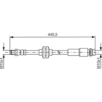 Brzdová hadice Brzdová hadice BOSCH 1 987 481 668