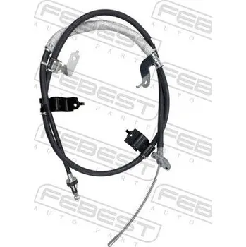 Lanko parkovací brzdy Tažné lanko, parkovací brzda FEBEST 0199-PCGDJ150RH