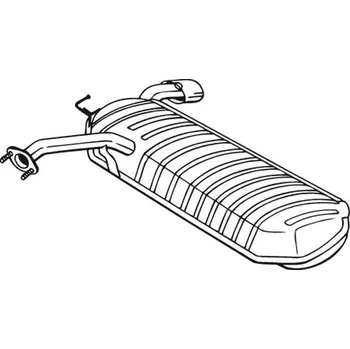Tlumič výfuku Zadní tlumič výfuku BOSAL 169-039