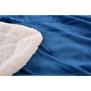 ROYAL LAGOON VELVET luxusní přikrývka, dvouvrstvá, 150 x 200 cm, petrolejová
