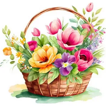 Diamantové malování HUACAN DIAMOND PAINTING - DIAMANTOVÁ MOZAIKA - V KOŠÍKU 12