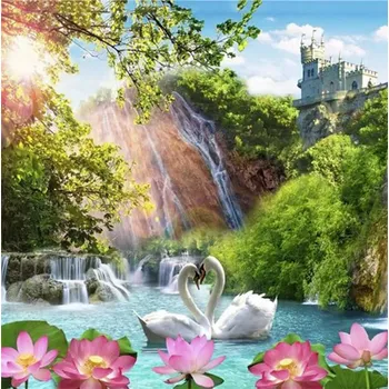 Mozaiková sada HUACAN DIAMOND PAINTING - DIAMANTOVÁ MOZAIKA - VODOPÁD 28