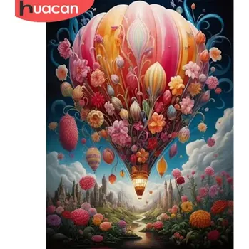 Diamantové malování HUACAN DIAMOND PAINTING - DIAMANTOVÁ MOZAIKA - BALÓNY 03