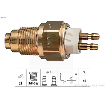 Teplotní spínač, varovná kontrolka chladiva EPS 1.840.071
