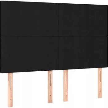 Čelo postele černé 144x118 cm (x4)