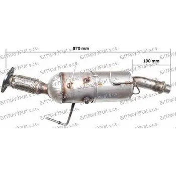 Opel Movano B 2.3 CDTi Filtr pevných částic DPF 1290-1