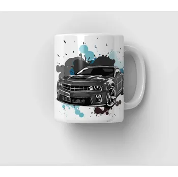 Hrnek Chevrolet Camaro - Oboustranný , Tyrkysová