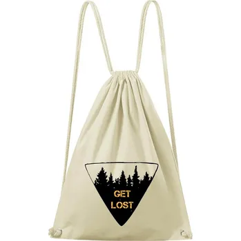 Městský batoh DOBRÝ TRIKO Bavlněný batoh Get lost Barva: Natural