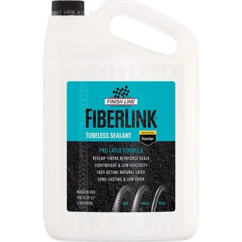 Duše na kolo Finish Line bezdušový tmel FiberLink Tubeless Sealant: Pro Latex - 3,780 l