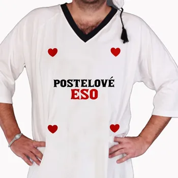 Dámská noční košile Noční košile Postelové Eso - velikost L, Barva Bílá