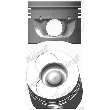 Píst motoru Píst NÜRAL 87-743100-00