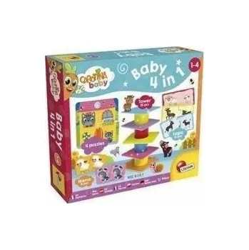 Desková hra Lisciani Carotina Baby Sbírka her pro nejmladší 4in1 079872 Lisciani P8