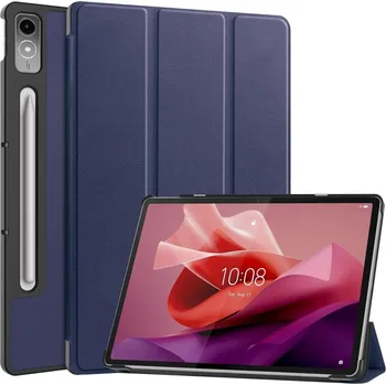 Pouzdro na tablet VSECHNONAMOBIL 64797 LEATHER PRO Zaklápěcí kryt pro Lenovo Tab P12 modrý