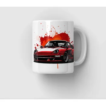 Hrnek PORSCHE - Pravák , Černá