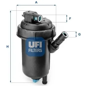 Palivový filtr Palivový filtr UFI 55.139.00