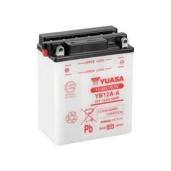 Motobaterie YUASA Yumicron 12V, 12Ah, 150A, YB12A-A