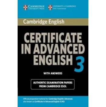 Kniha Cambridge certificate in advanced English 3 for updated exam (EN)
