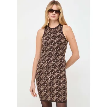 Dámské šaty Šaty MICHAEL Michael Kors MH381SL9Z6 hnědá 89X, vel. XS