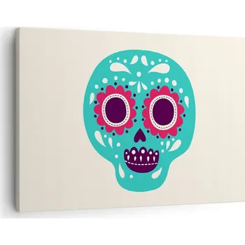 Obraz Obraz na plátně do obývacího pokoje ložnice 70x50 lebka - foto obrazy na zeď