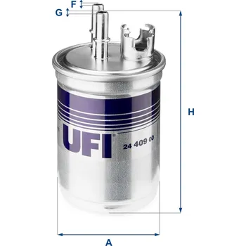 Palivový filtr Palivový filtr UFI 24.409.00