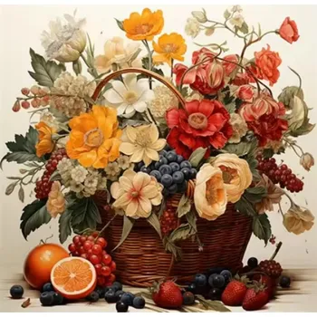 Diamantové malování HUACAN DIAMOND PAINTING - DIAMANTOVÁ MOZAIKA - V KOŠÍKU 02