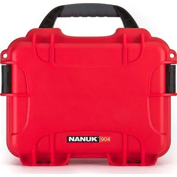 Plasticase - NANUK NANUK 904 odolný kufr Barva: červená, Výplň: bez výplně