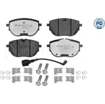 Sada brzdových destiček, kotoučová brzda MEYLE 025 262 6818/PD