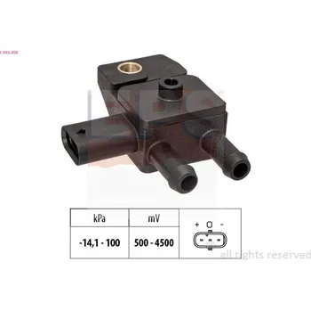 Čidlo automobilu Senzor, tlak výfukového plynu EPS 1.993.306