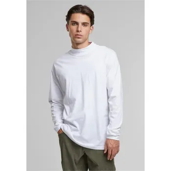 Mock Neck Longsleeve - white 5XL