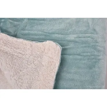 deka ROYAL LAGOON VELVET luxusní přikrývka, dvouvrstvá, 150 x 200 cm, tyrkysová