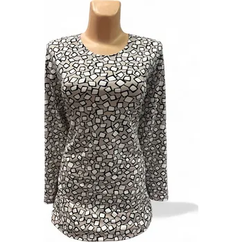 Tunika KOSTIČKA, Barva Béžová, Velikost XXL52, Materiál 64%Viskoza 31%Pe5%Pu