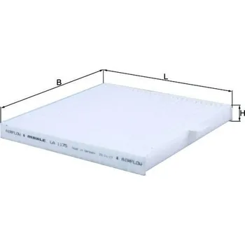 Ventilátor topení a klimatizace Filtr, vzduch v interiéru KNECHT LA 1175