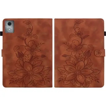 Pouzdro na tablet VSECHNONAMOBIL 98265 ART Zaklápěcí pouzdro pro Lenovo Tab K11 Plus hnědé