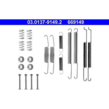Brzdová čelist Sada příslušenství, brzdové čelisti ATE 03.0137-9149.2