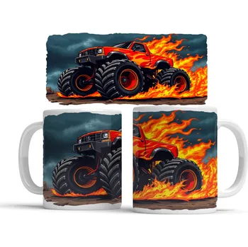 Hrnek Monster truck II - Modrá